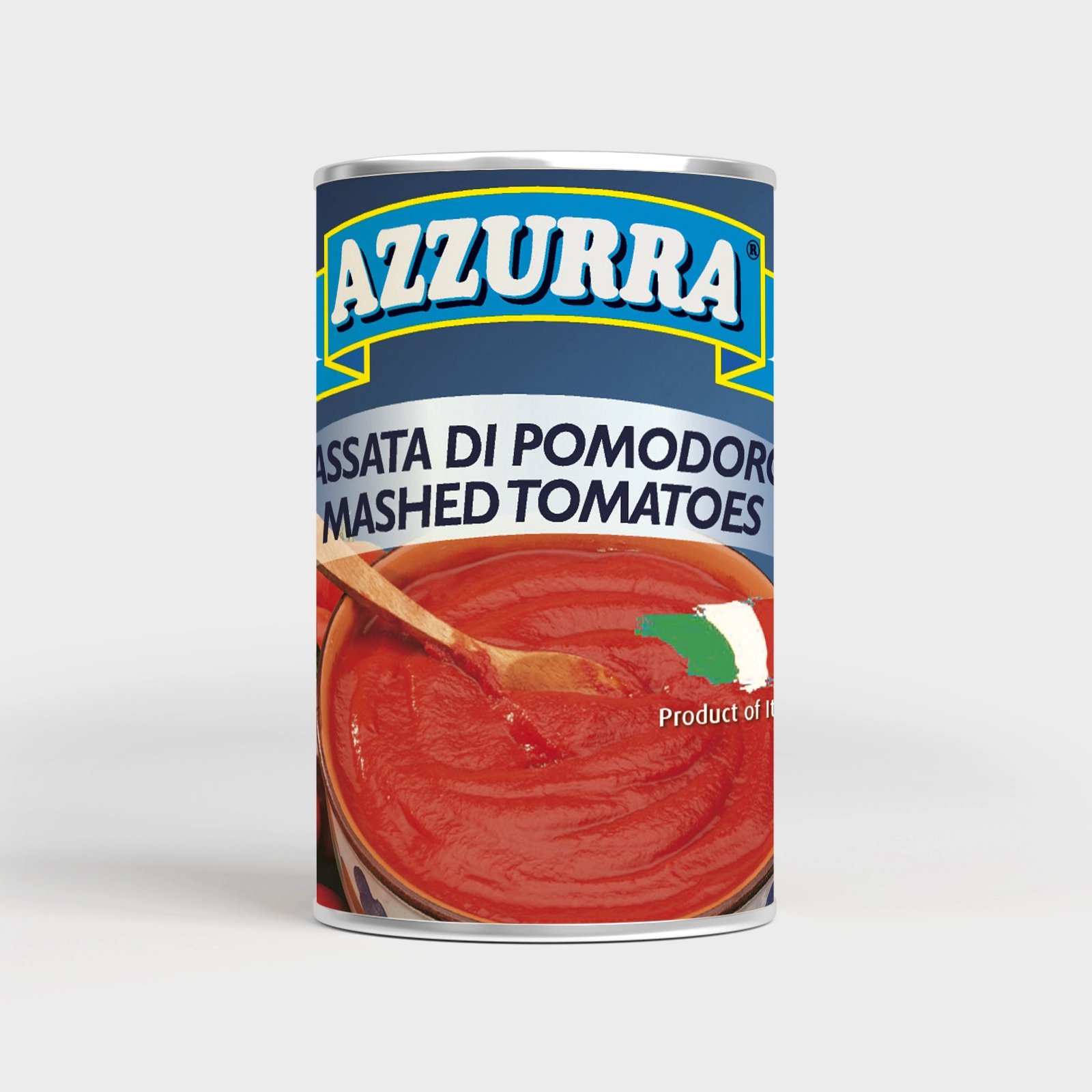 Tomato Puree 400g Azzurra crafted from the finest tomatoes harvested from the sun-drenched fields of Italy